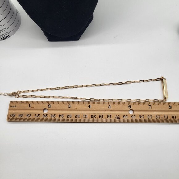 8 Other Reasons-80R Necklace Gold Tone Bar - Picture 6 of 10